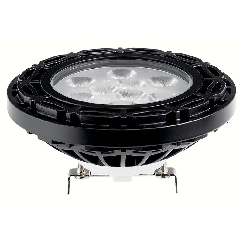 Kichler Landscape 4in 9-Light PAR36 LED Landscape Light | Black Aluminum | Outdoor Wet Location | 700 Lumens 3000K | Model 18189