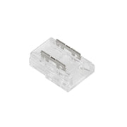 Kichler COB Dry Tape Crimp Connector | Clear Plastic | Under Cabinet & Shelf Tape Light Jumper | 0.45 x 0.4 x 0.17 in | Model 1CCOBTWCLR