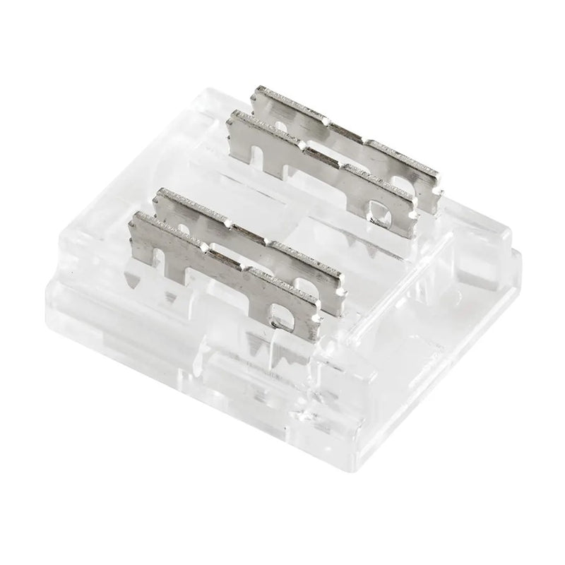 Kichler COB Tunable Tape to Wire Crimp Connectors | Clear Plastic | Under Cabinet & Shelf Lighting Accessories | Model 1CTCOBTWCLR