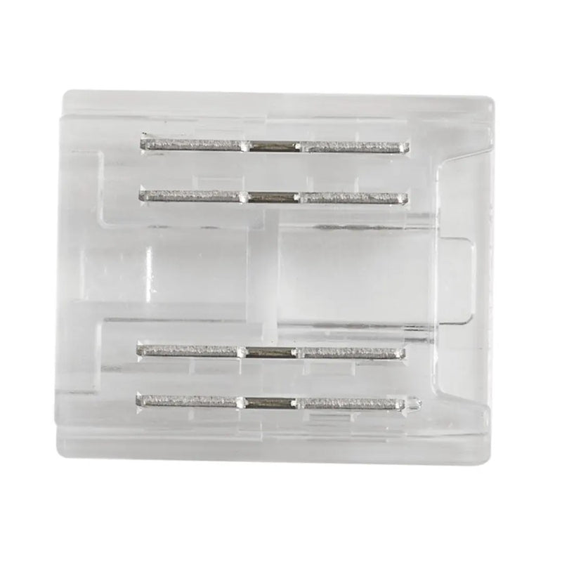 Kichler COB Tunable Tape to Wire Crimp Connectors | Clear Plastic | Under Cabinet & Shelf Lighting Accessories | Model 1CTCOBTWCLR