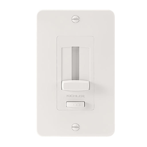 Kichler LED Driver + Dimmer Trim | Glossy White Face Plate | Lighting Accessory for 4DD/6DD Series | 4.5in H | Model 1DDTRIMWH