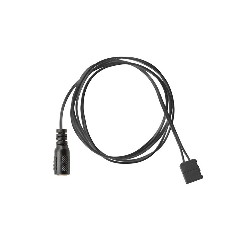 Kichler LED Tape 2ft Supply Lead | Black Plastic | Under Cabinet & Accent Lighting | 24V, 2in L | Model 1SL2BK