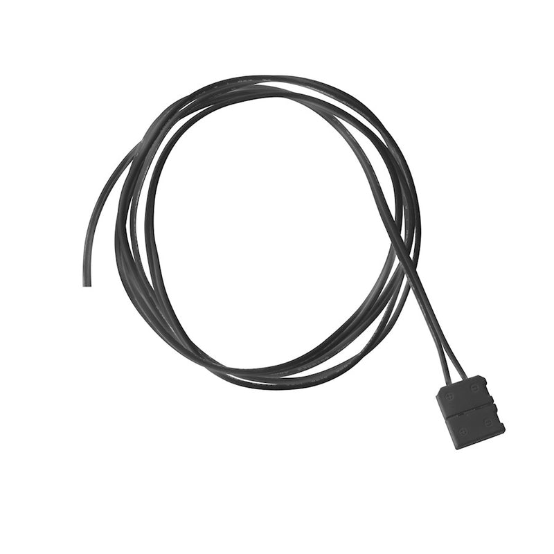 Kichler 8ft Dry LED Tape Light Supply Lead | Black Plastic | Under Cabinet & Cove Lighting | 96 x 0.5 x 0.25 in | Model 1SLW8BK