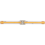 Kichler COB Dry Tape to Tape Terminal Block Connector | Clear Plastic | Under Cabinet & Shelf Lighting | 0.57 x 0.45 x 0.25 in | Model 1TBCOBTTCLR