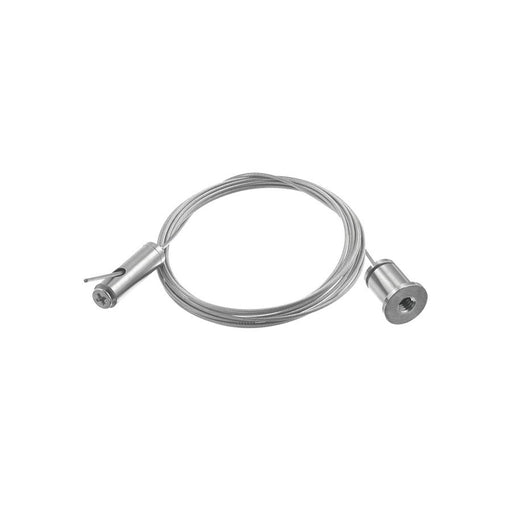 Kichler ILS TE Suspension Cable 79in Silver Steel | Adjustable Low Voltage Pendant Cable | Under Cabinet & Display Lighting | Model 1TEASPKSUSSIL