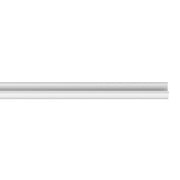 Kichler TE Series 8ft Shelf Extrusion Kit | Silver Aluminum | Under-Shelf & Display Lighting Accessory | 96 x 1.5 x 0.7 in | Model 1TEKSLF75SF8SIL