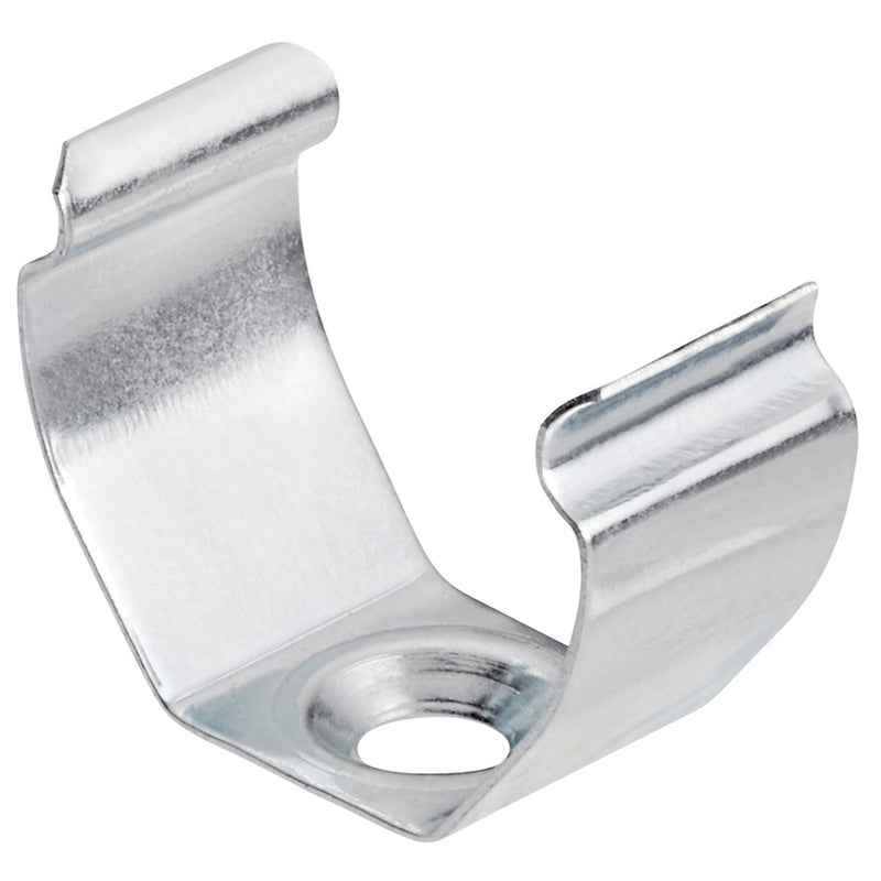 Kichler ILS TE Series Tape Extrusion Mounting Clips | Chrome Steel | Under Cabinet Lighting Accessory | 1 x 0.5 x 0.5 in | Model 1TEM1RDSFSCH