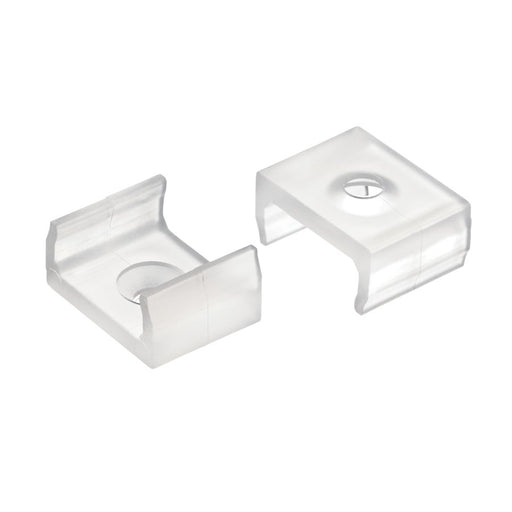 Kichler ILS TE Tape Extrusion Mounting Clips Clear Plastic | Under Cabinet Lighting Accessory | 10 Pack | Model 1TEM1STSFMCLR