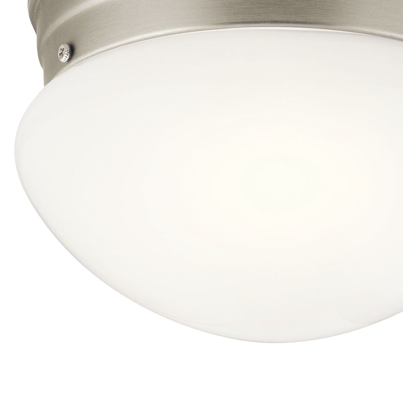Kichler One Light Flush Mount, Brushed Nickel, Set of 12