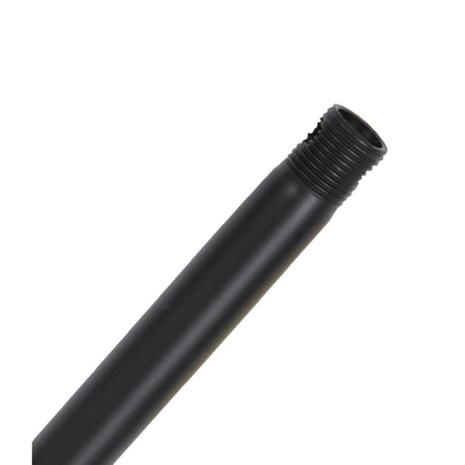 Kichler 12in Stem Extension | Black Steel Lighting Accessory | Ceiling Fixture Downrod | 12 x 0.75 in | Model 2995BK