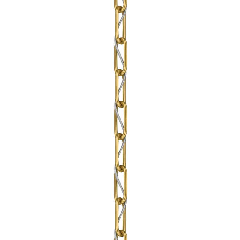 Kichler Accessory 36in Chain | Brushed Gold Steel | Pendant & Chandelier Hanging | 36 in Length | Model 2996BG