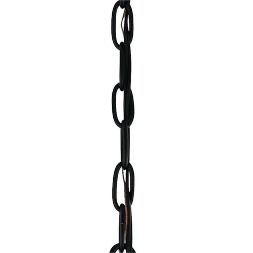 Kichler Accessory 36in Chain | Standard Gauge Black Steel | Pendant & Chandelier Suspension | 36 x 0.25 in | Model 2996BK
