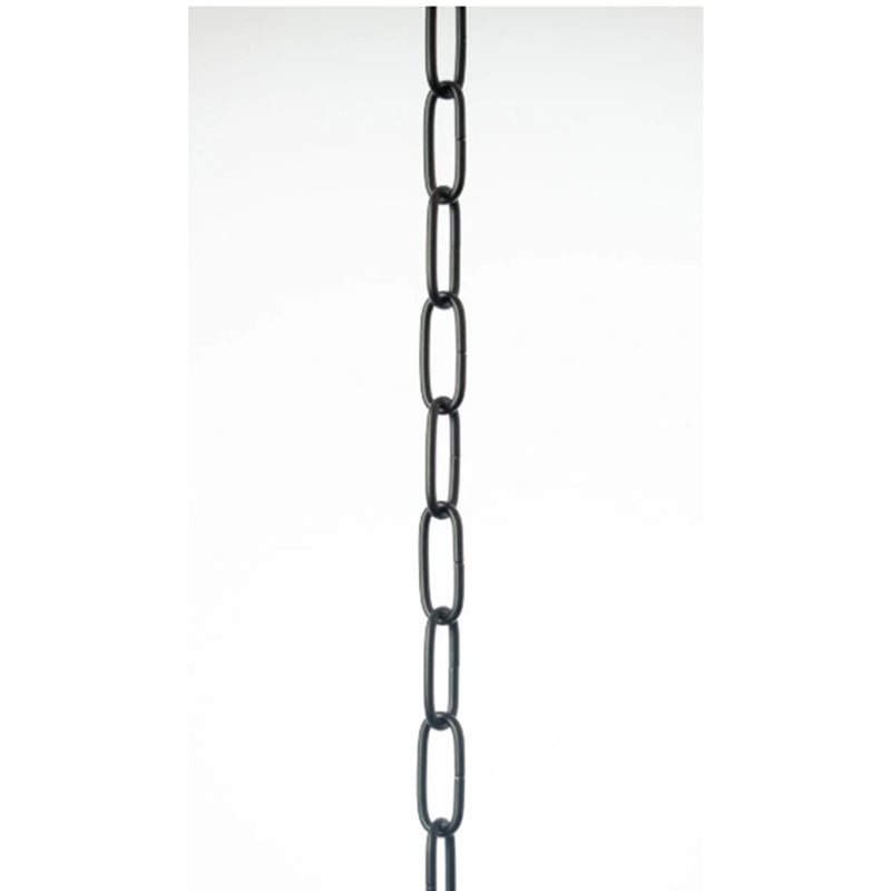 Kichler 36in Textured Black Steel Standard Gauge Ceiling Chain | Accessory Chain for Lighting | Hanging Light Support | 36 x 0.25 in | Model 2996BKT