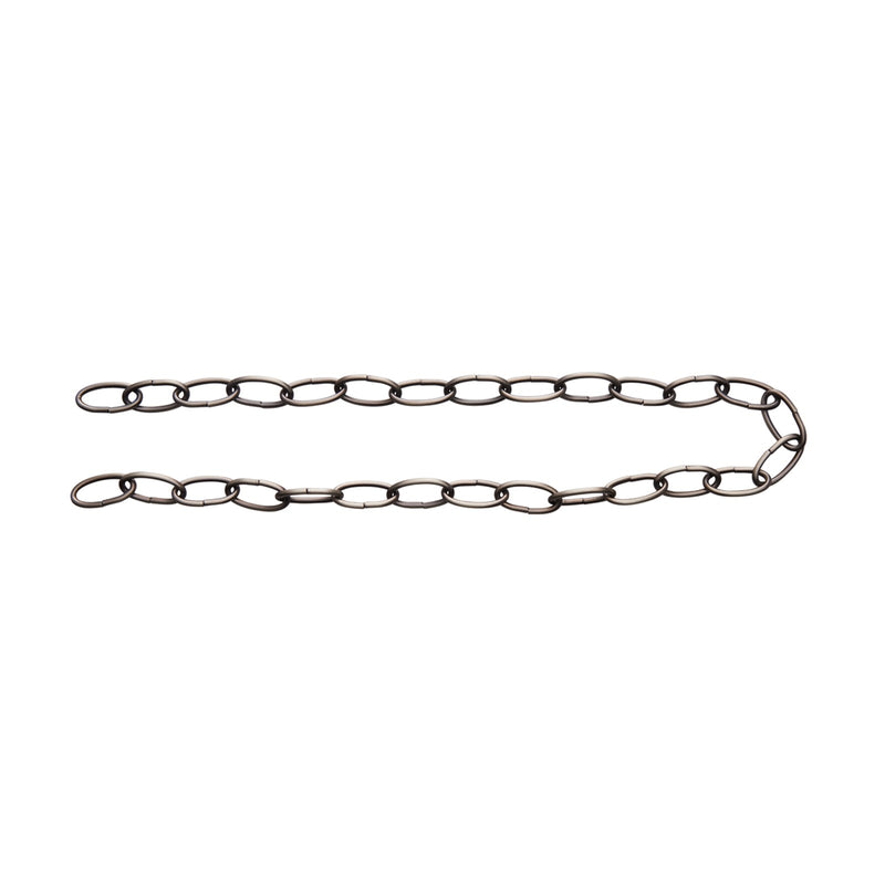 Kichler 36in Standard Gauge Ceiling Chain | Brushed Pewter Steel | Lighting Accessory for Hanging Fixtures | 36 x 1 in | Model 2996BPT