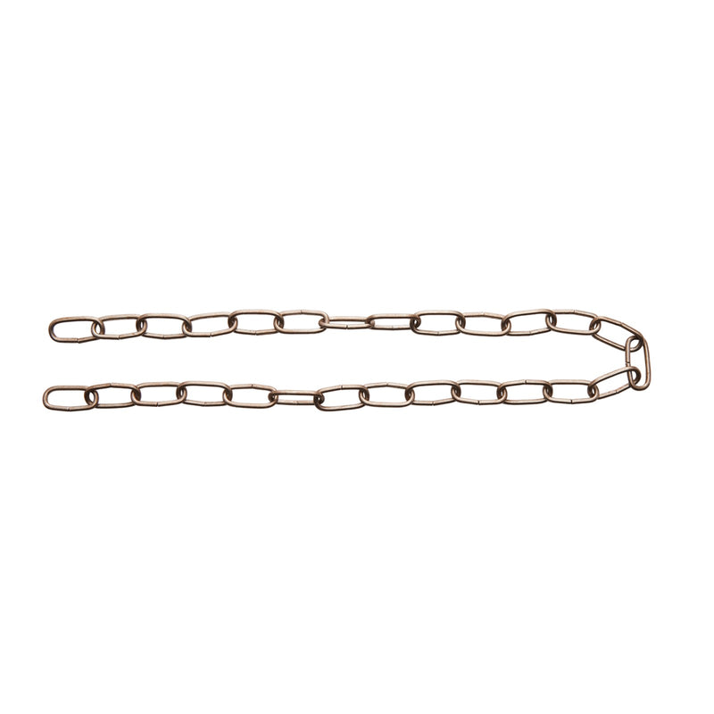 Kichler 36in Standard Gauge Ceiling Chain | Brushed Silver & Gold Steel | Pendant & Chandelier Hanging | 36 x 1 in | Model 2996BRSG