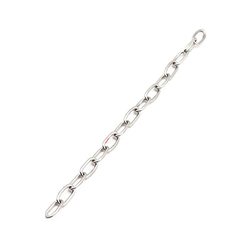 Kichler 36in Standard Gauge Ceiling Chain | Chrome Steel | Pendant & Chandelier Hanging | 36 x 1 in | Model 2996CH