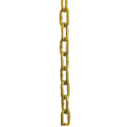 Kichler 36in Fox Gold Steel Ceiling Chain | Accessory Chain for Lighting Fixtures | Hanging Light Support | 36 x 1 in | Model 2996FXG