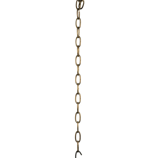 Kichler 36in Standard Gauge Chain | Satin Bronze Steel Lighting Accessory | Model 2996SB
