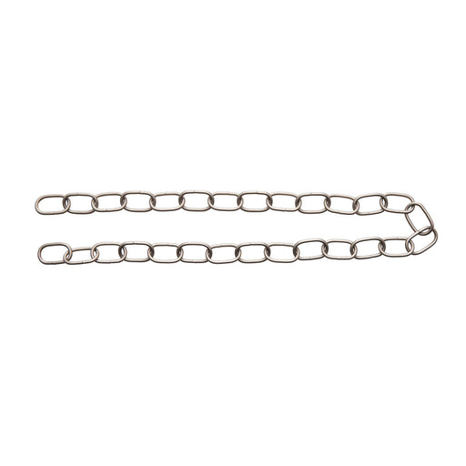 Kichler Accessory Chain 36in | Satin Nickel Steel | Ceiling Fan & Light Fixture Extension | 36 x 1 in | Model 2996SN