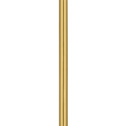 Kichler Accessory 12in Stem | Brushed Gold Steel | Pendant & Chandelier Downrod | 12 in Length | Model 2999BG