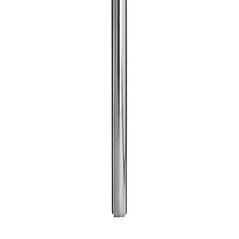 Kichler 12in Stem Segment | Chrome Steel | Ceiling Fan Downrod & Pendant Extension | 0.5in Diameter | Model 2999CH