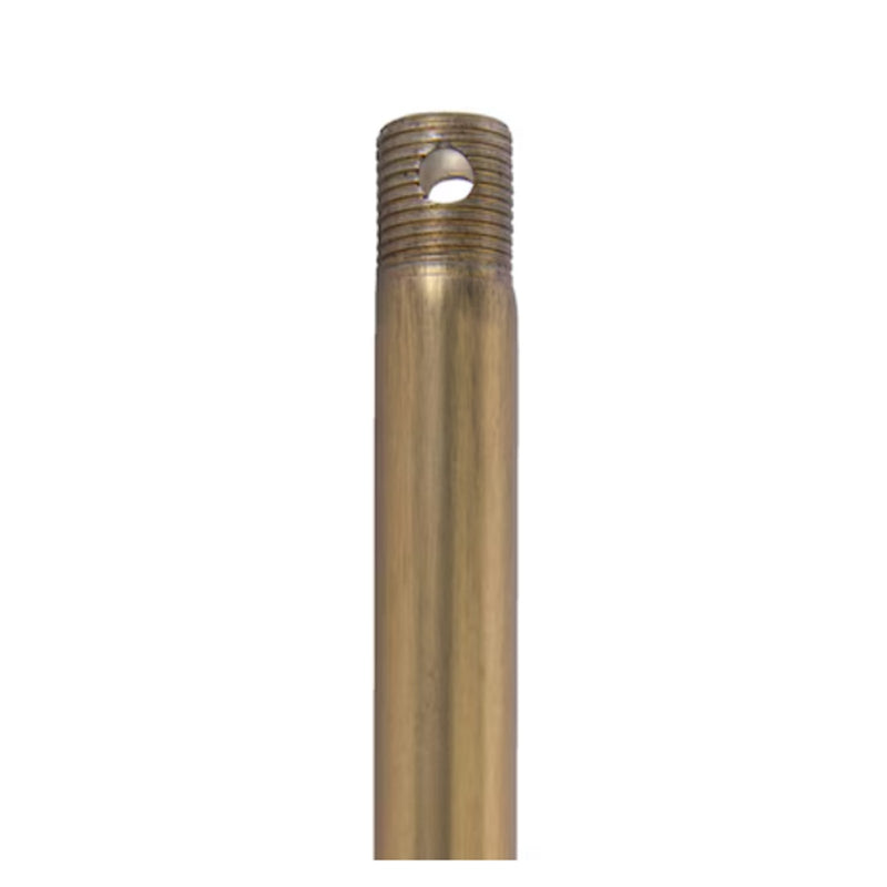 Kichler 12in Accessory Stem | Classic Bronze Steel | Ceiling Fan & Light Fixture Extension | 12in L, Dry Rated | Model 2999CLZ
