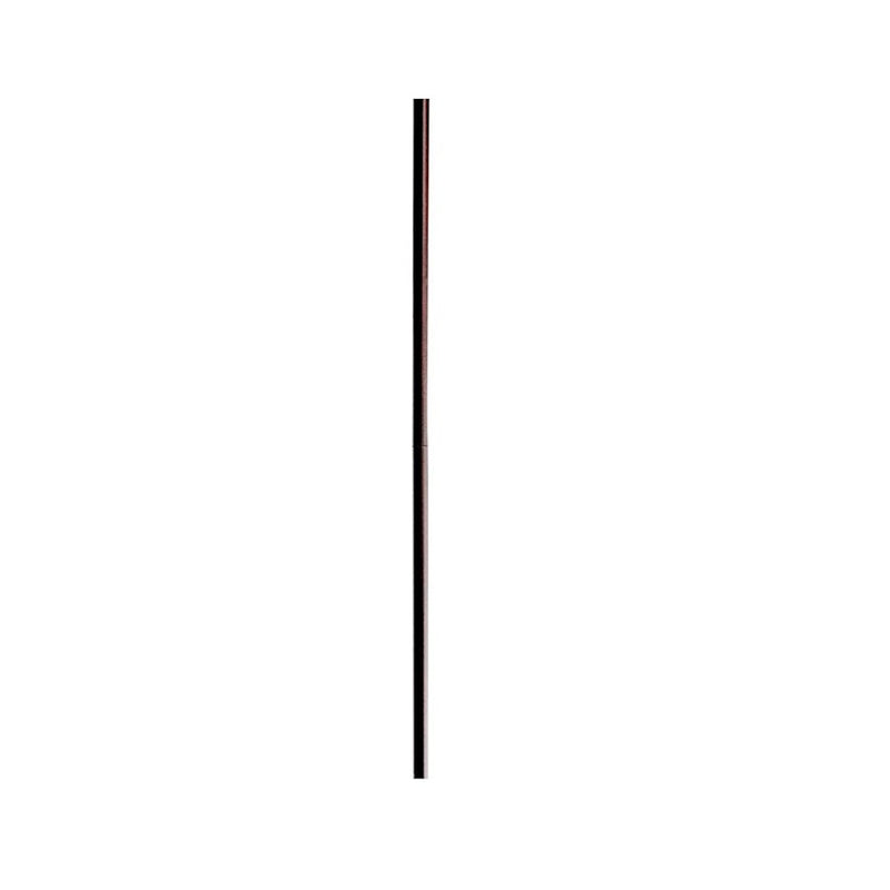 Kichler 12in Stem Extension | Mission Bronze Steel | Ceiling Fan Downrod Accessory | 12 x 0.5 in | Model 2999MIZ