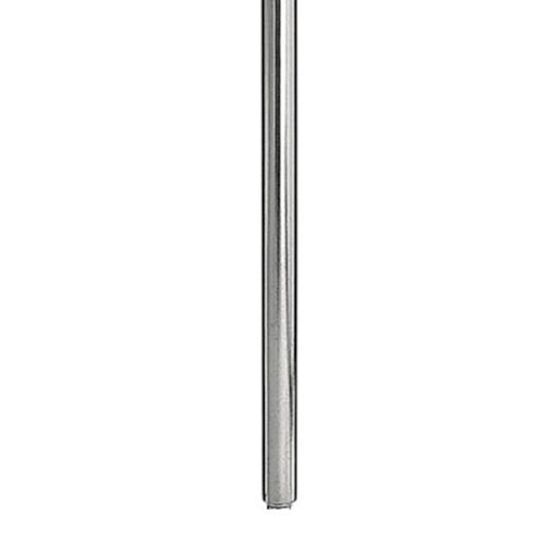 Kichler 12in Stem Segment | Polished Nickel Steel | Ceiling Fan Downrod Accessory | 12 x 0.5 in | Model 2999PN