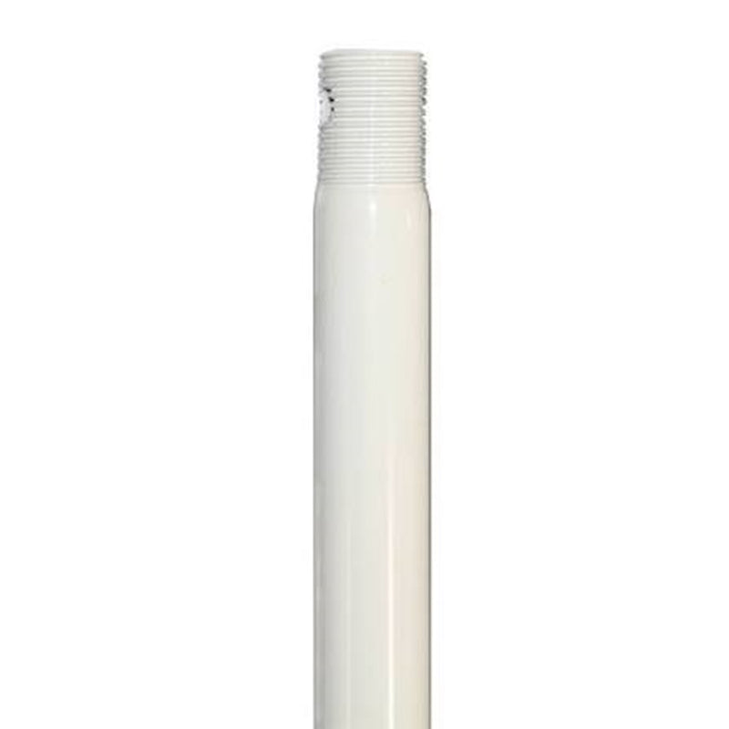 Kichler Accessory 0.5 x 12in Stem | White Steel | Ceiling Fan Downrod | 12 x 0.5 in | Model 2999WH