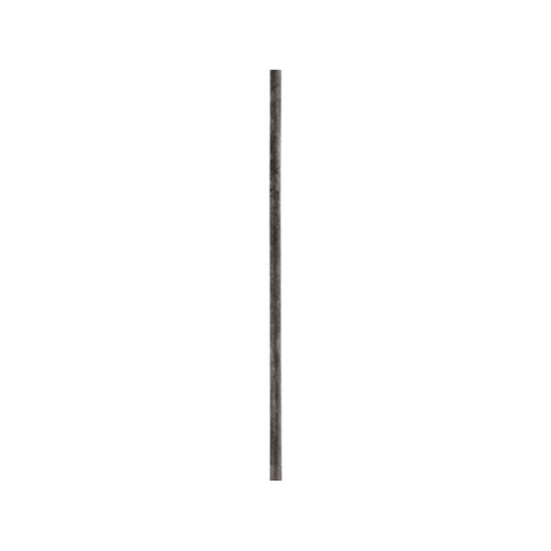 Kichler 12in Downrod | Weathered Zinc Steel | Ceiling Fan Accessory | 12 x 0.5 in | Model 2999WZC