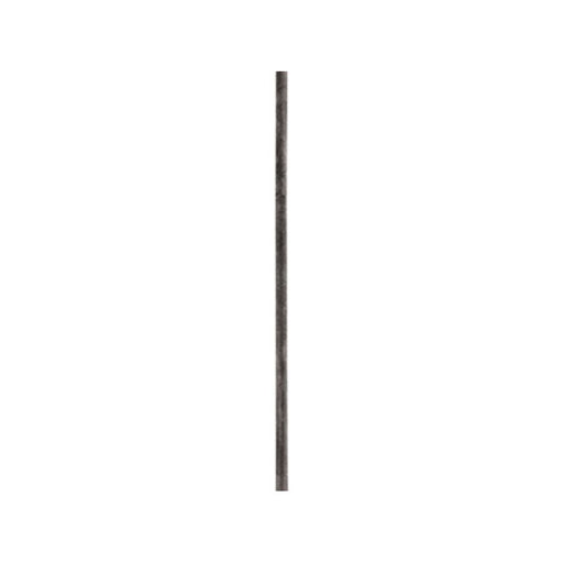 Kichler 12in Downrod | Weathered Zinc Steel | Ceiling Fan Accessory | 12 x 0.5 in | Model 2999WZC