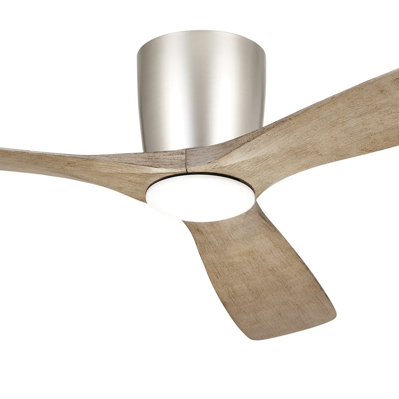 Kichler Volos 54in Ceiling Fan | Matte White with Integrated LED | Living Room & Bedroom | 48 x 10.4 in | Model 300154MWH