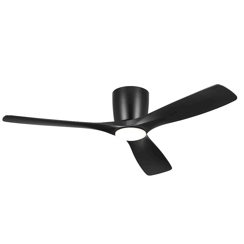 Kichler Volos 54in Ceiling Fan | Matte White with Integrated LED | Living Room & Bedroom | 48 x 10.4 in | Model 300154MWH