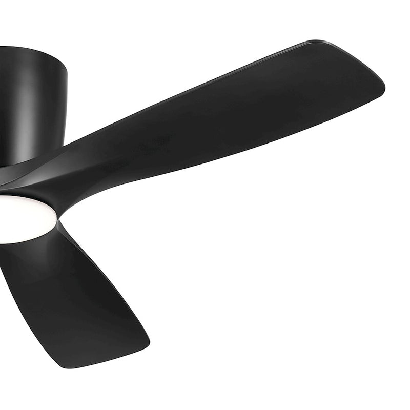 Kichler Volos 54in Ceiling Fan | Matte White with Integrated LED | Living Room & Bedroom | 48 x 10.4 in | Model 300154MWH