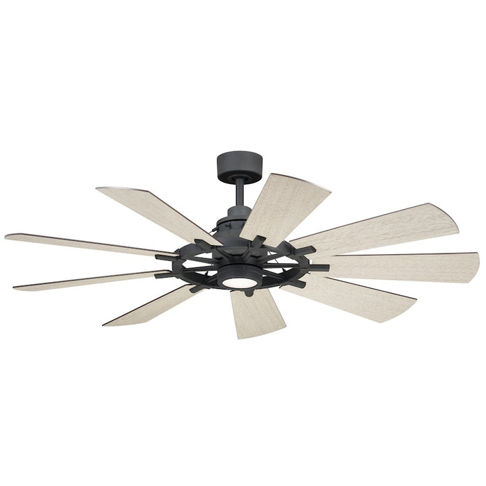 Kichler Gentry Ceiling Fan, Etched Cased Opal