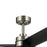 Kichler 52" Spyn Lite Ceiling Fan, Brushed Nickel/Satin Black