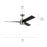 Kichler 52" Spyn Lite Ceiling Fan, Brushed Nickel/Satin Black