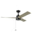 Kichler 52" Spyn Lite Ceiling Fan, Satin Black/Satin Black - 300375SBK