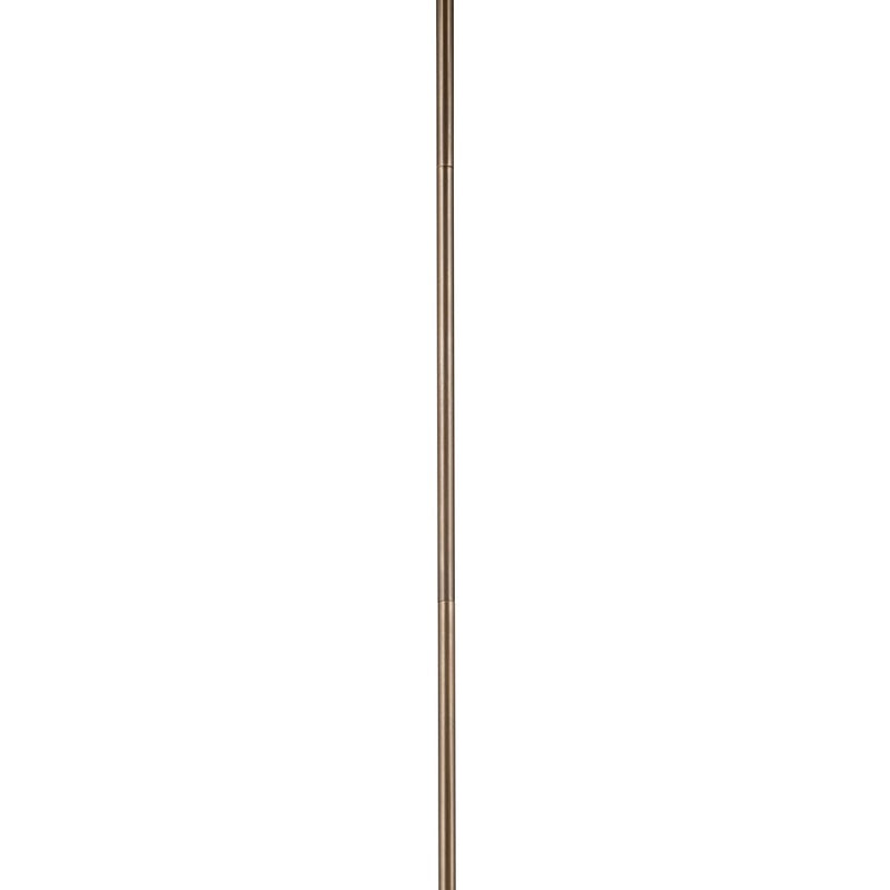 Kichler 30in Accessory Stem | Lacquered Bronze Brass Ceiling Fan Extension | Extend Fixture Height | 30 in L | Model 3039LBZ