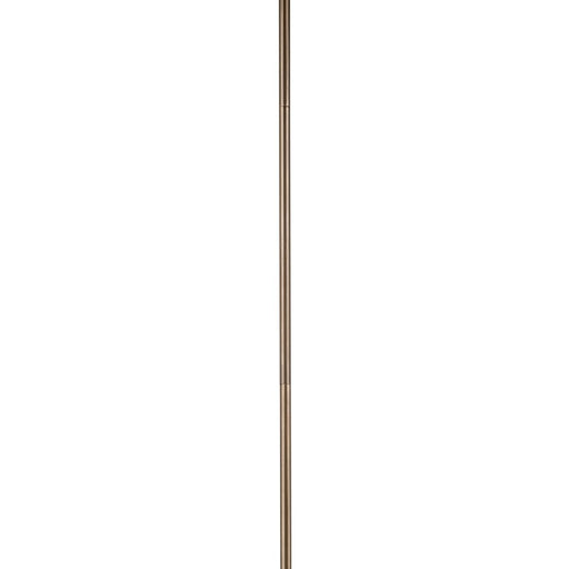 Kichler 30in Accessory Stem | Lacquered Bronze Brass Ceiling Fan Extension | Extend Fixture Height | 30 in L | Model 3039LBZ