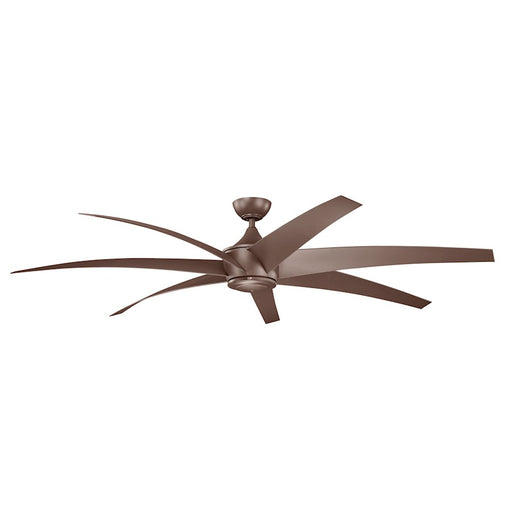 Kichler Lehr 80in Ceiling Fan | Contemporary Coffee Mocha ABS | Living Room & Great Room | 80 x 20 in, 6-Speed DC Motor | Model 310115CMO