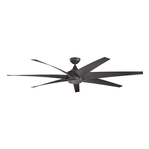 Kichler Lehr 80in Ceiling Fan | Contemporary Distressed Black ABS | Large Living Room & Great Room | 80 x 20 in | Model 310115DBK