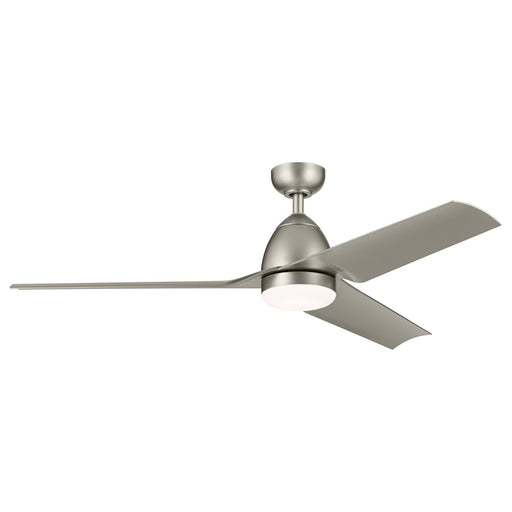 Kichler 54" Fit Ceiling Fan, Painted Brushed Nickel/Silver - 310254NI