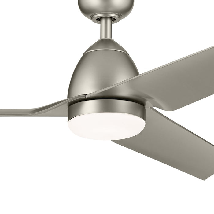 Kichler 54" Fit Ceiling Fan, Painted Brushed Nickel/Silver