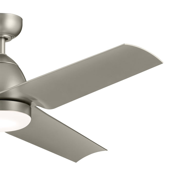 Kichler 54" Fit Ceiling Fan, Painted Brushed Nickel/Silver