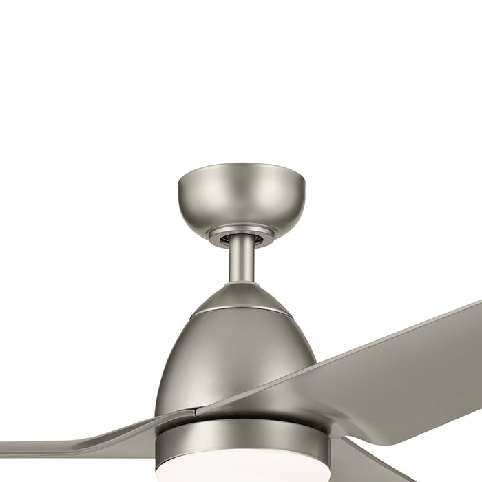 Kichler 54" Fit Ceiling Fan, Painted Brushed Nickel/Silver