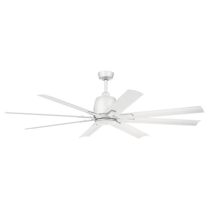 Kichler Breda 65" Ceiling Fan, Matte White/Matte White - 310265MWH