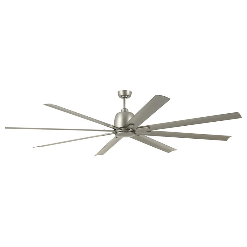 Kichler Breda 75in 8-Blade Ceiling Fan | Satin Natural Bronze Steel and Blades | Large Living Room & Covered Patio | 75 x 16.5 in | Model 310275SNB
