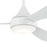 Kichler 54" Ample Ceiling Fan, White/White