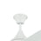 Kichler 54" Ample Ceiling Fan, White/White